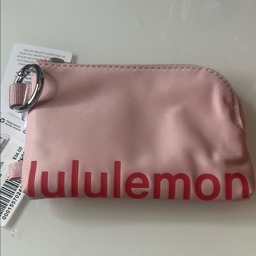 Lululemon Athletica Pink Clippable Card Pouch - Picture 4 of 7